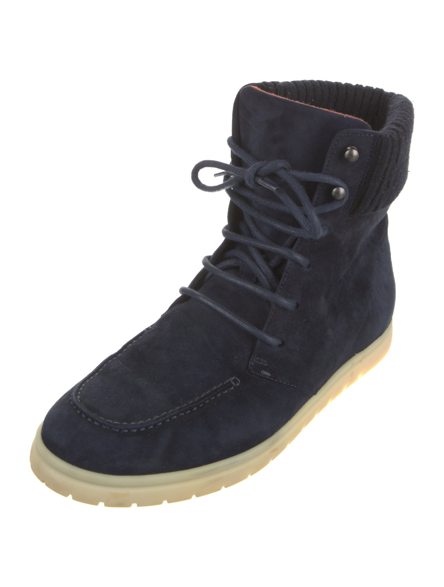 Loro Piana Suede Lace-Up Boots