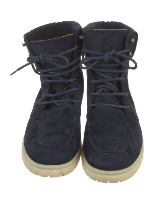 Loro Piana Suede Lace-Up Boots