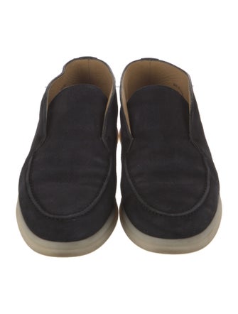 Loro Piana Open Walk Suede Loafers