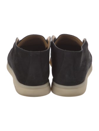 Loro Piana Open Walk Suede Loafers