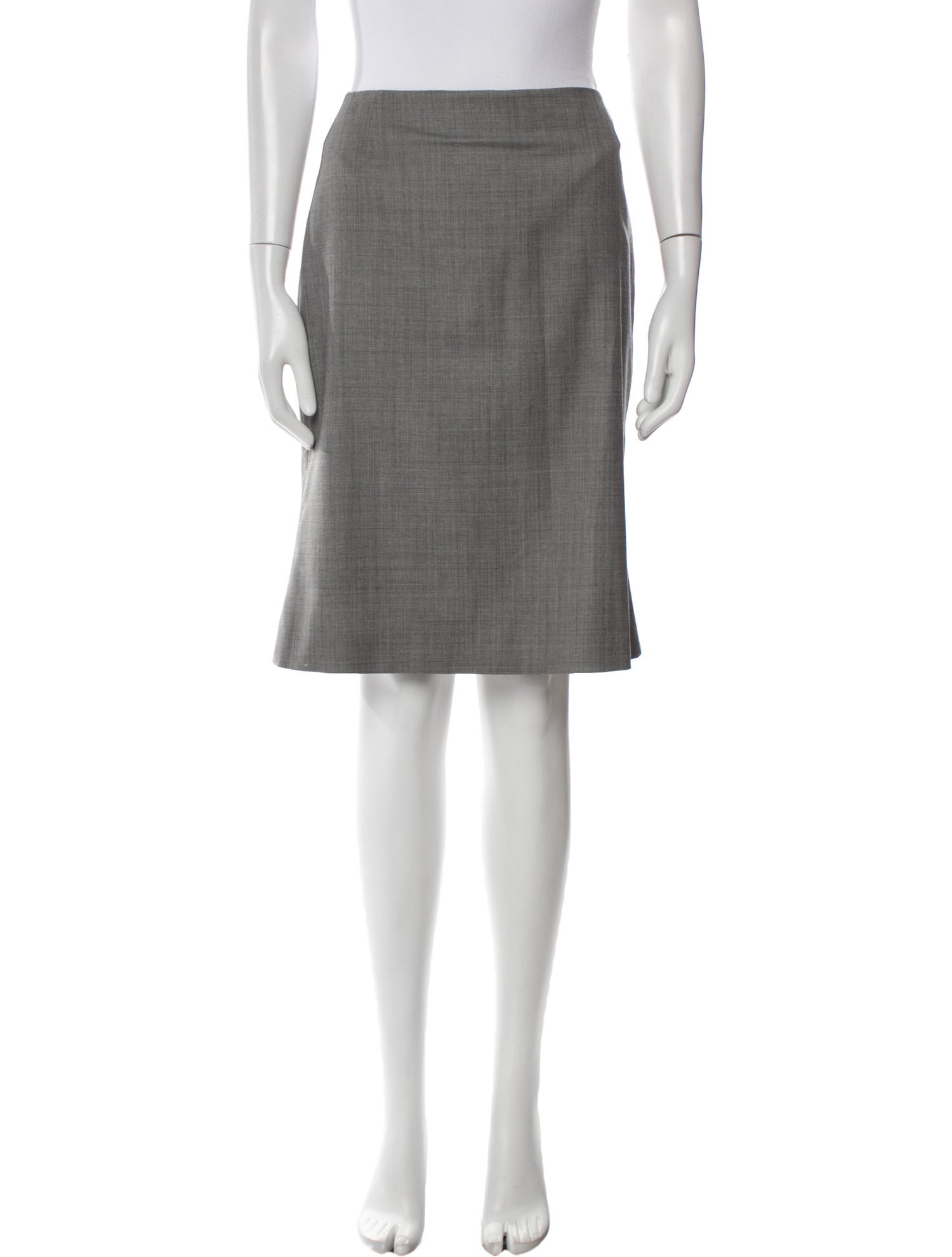 Loro Piana Virgin Wool Knee-Length Skirt