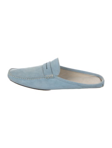 Loro Piana Flats Suede Slippers IT 41 | 11