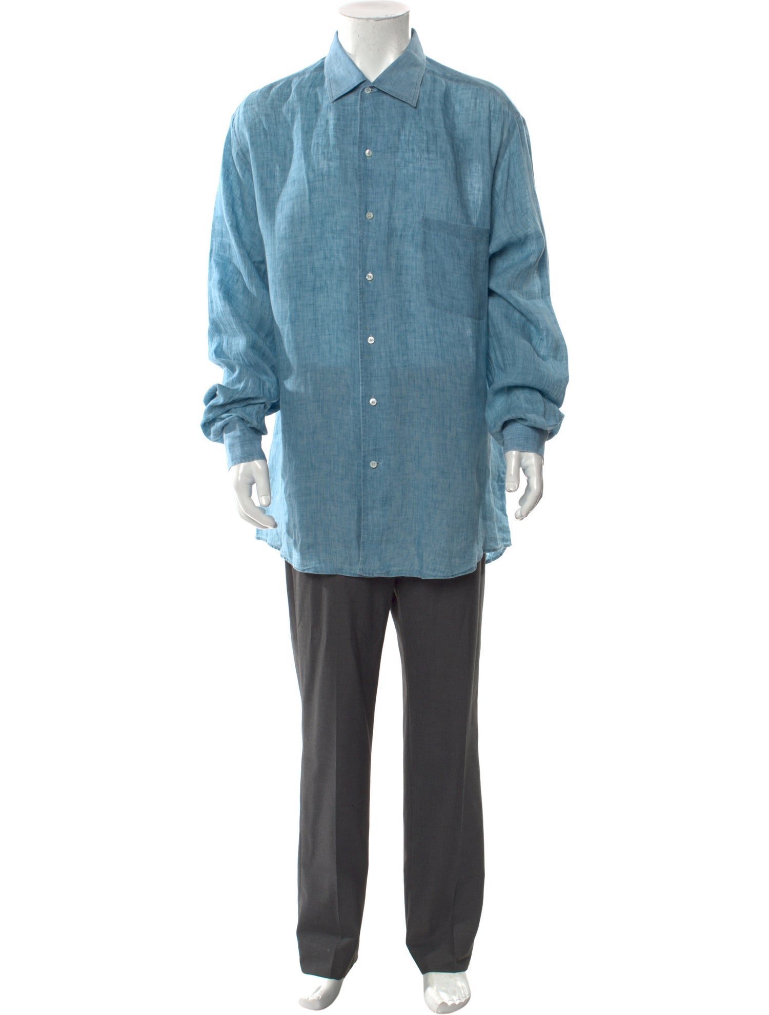 Loro Piana Long Sleeve Dress Shirt