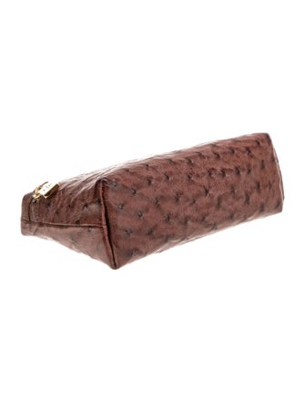 Loro Piana Ostrich Top Handle Bag