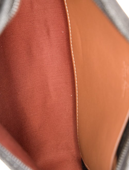 Loro Piana Denim Suitcase Stripe Pouch