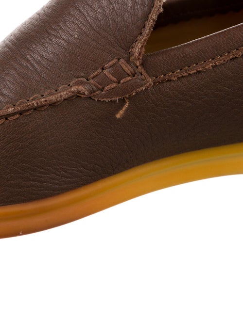 Loro Piana Summer Walk Leather Loafers