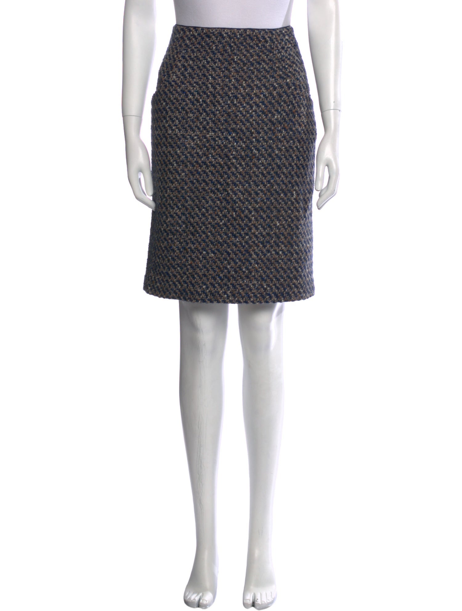 Loro Piana Cashmere Knee-Length Skirt