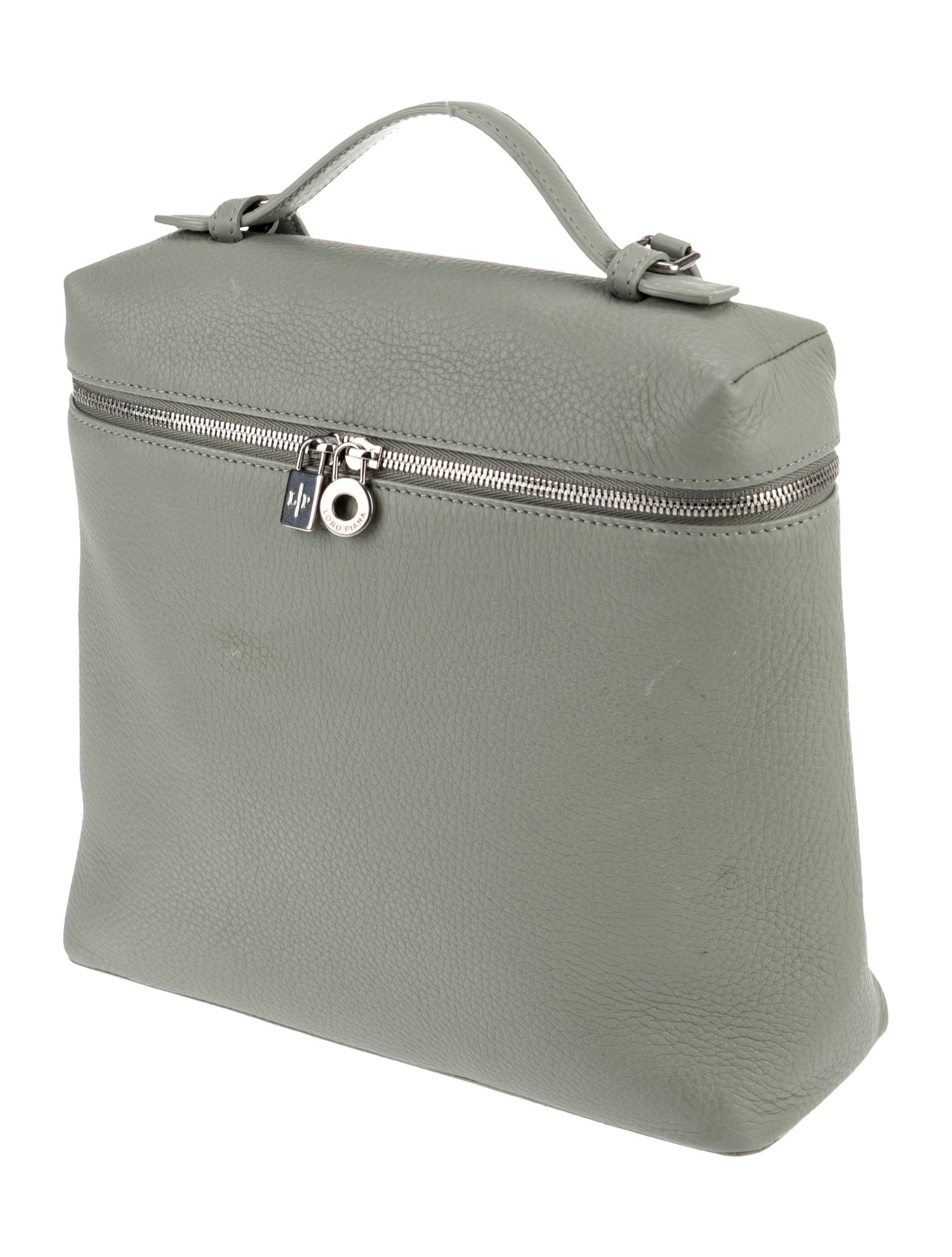 Loro Piana Leather Extra Pocket backpack L23.5