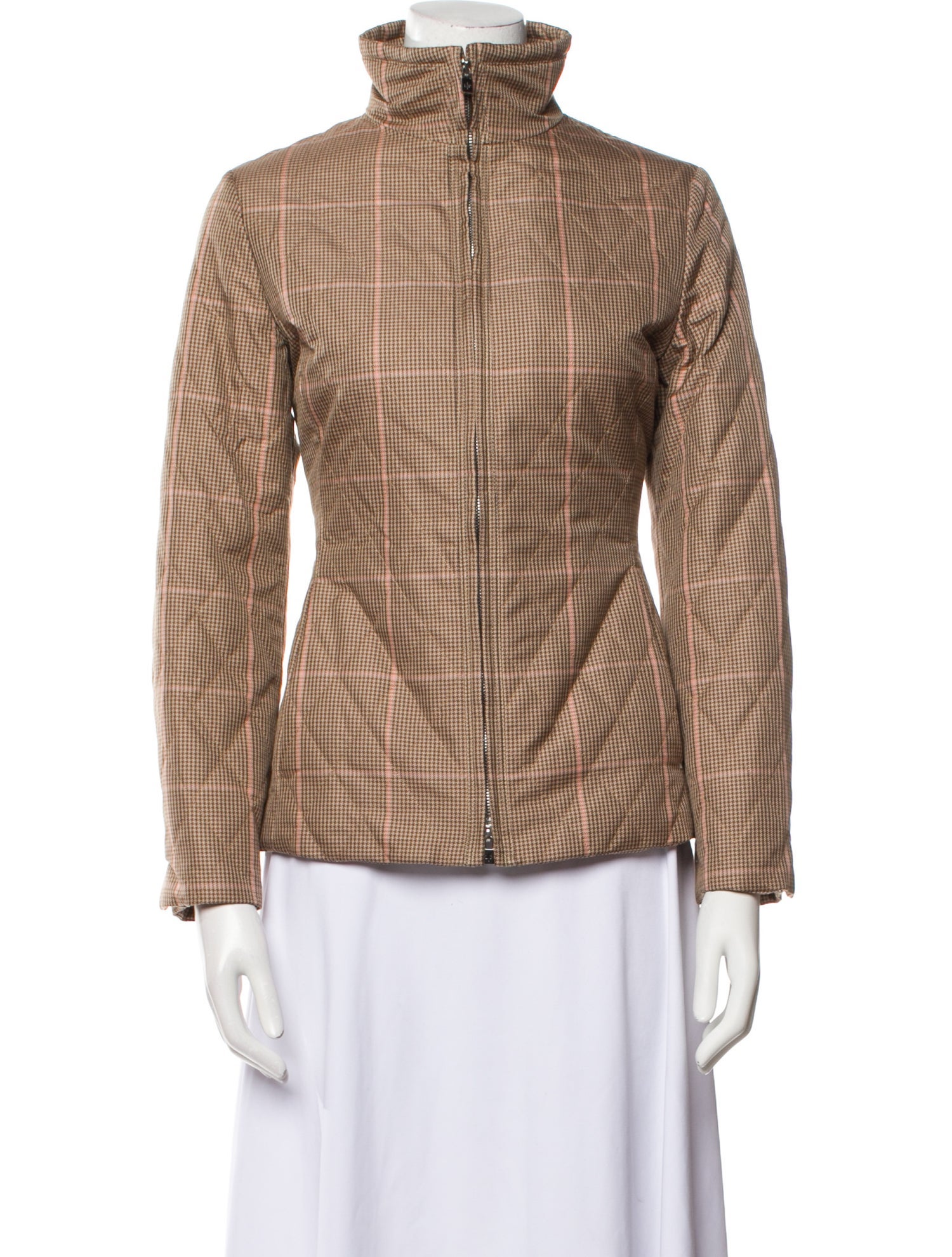 Loro Piana Storm System Plaid Print Blazer