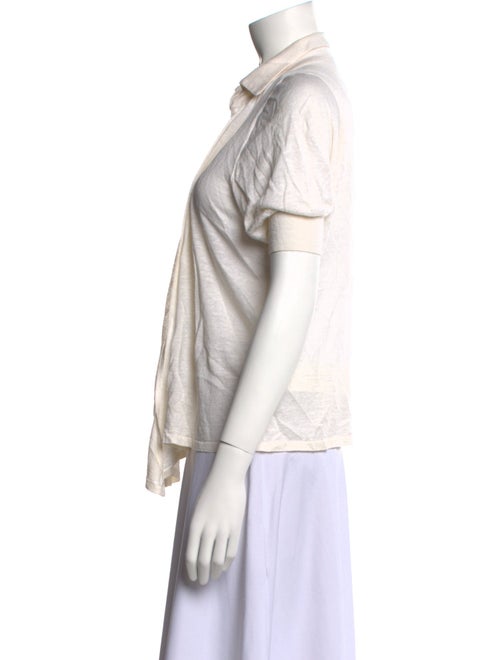 Loro Piana Linen Short Sleeve Top