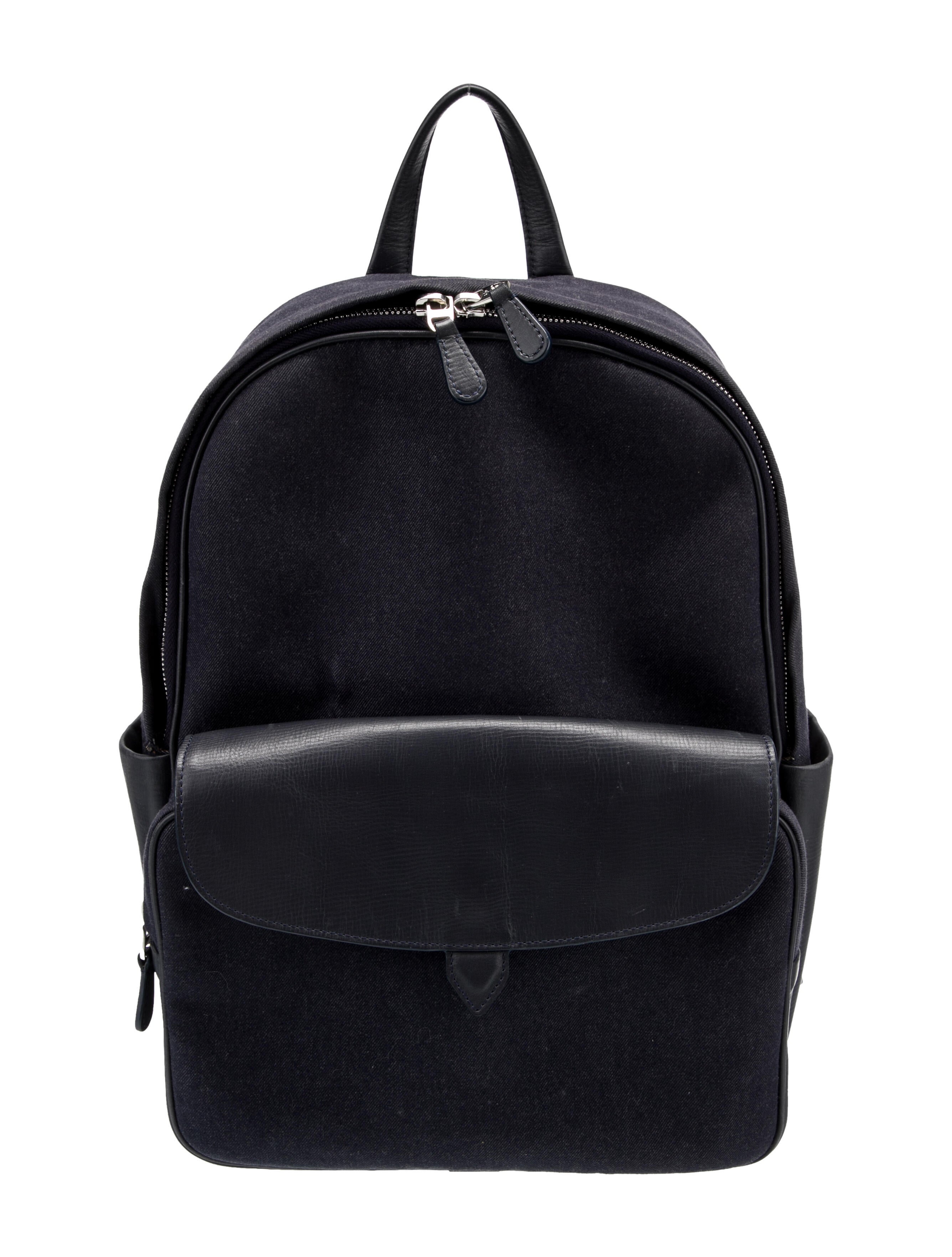 Loro Piana Leather Backpack