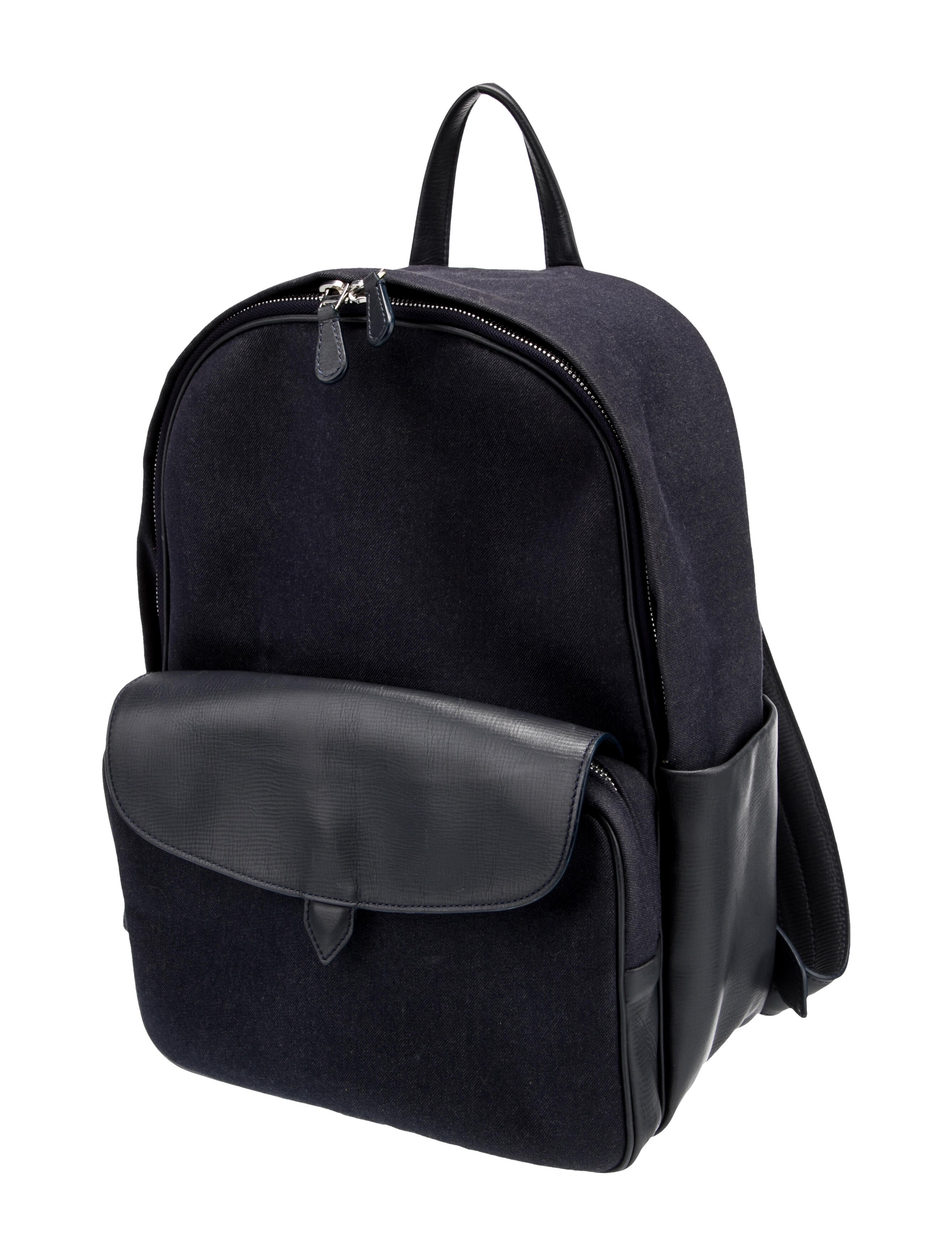 Loro Piana Leather Backpack