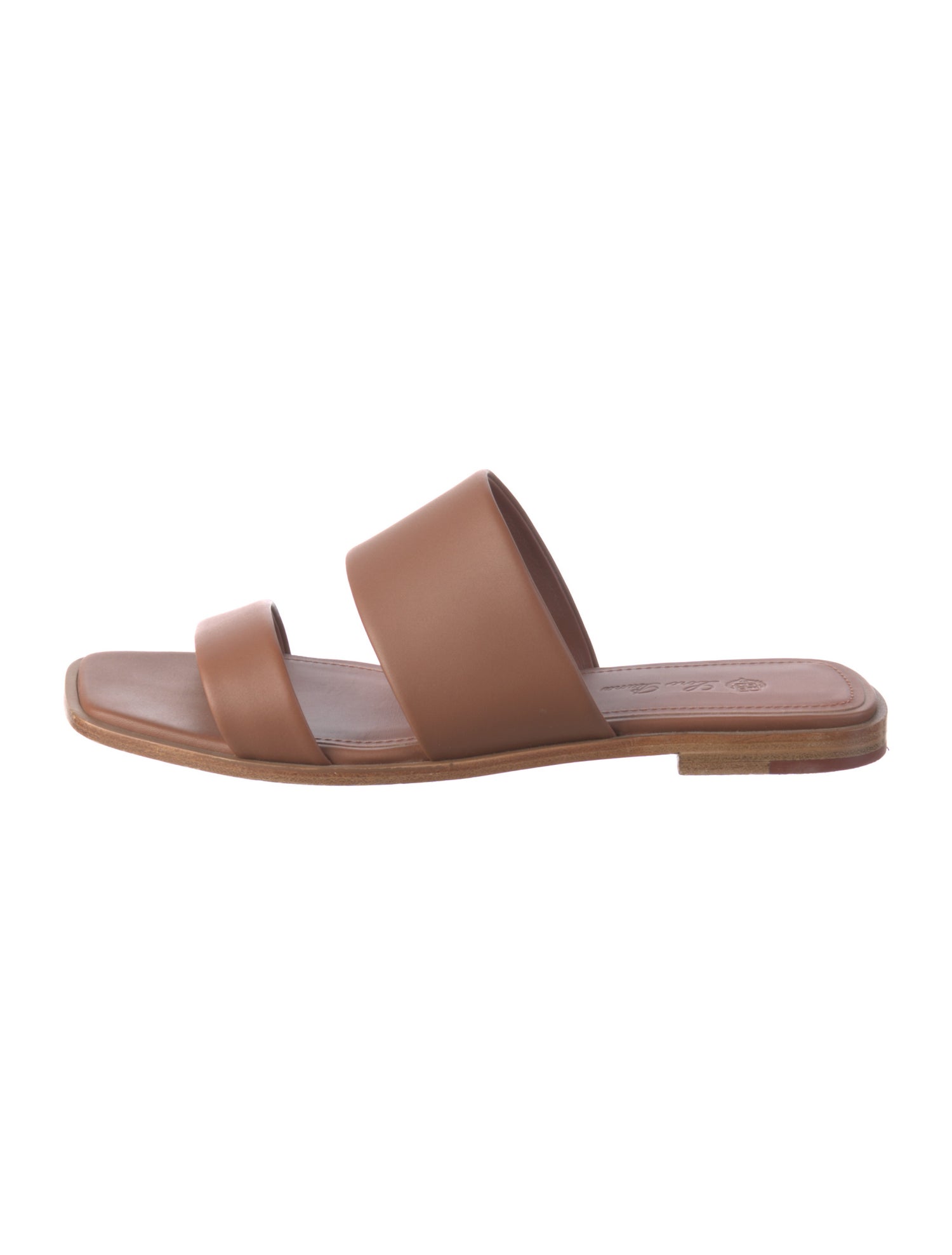 Loro Piana Frances Leather Slides