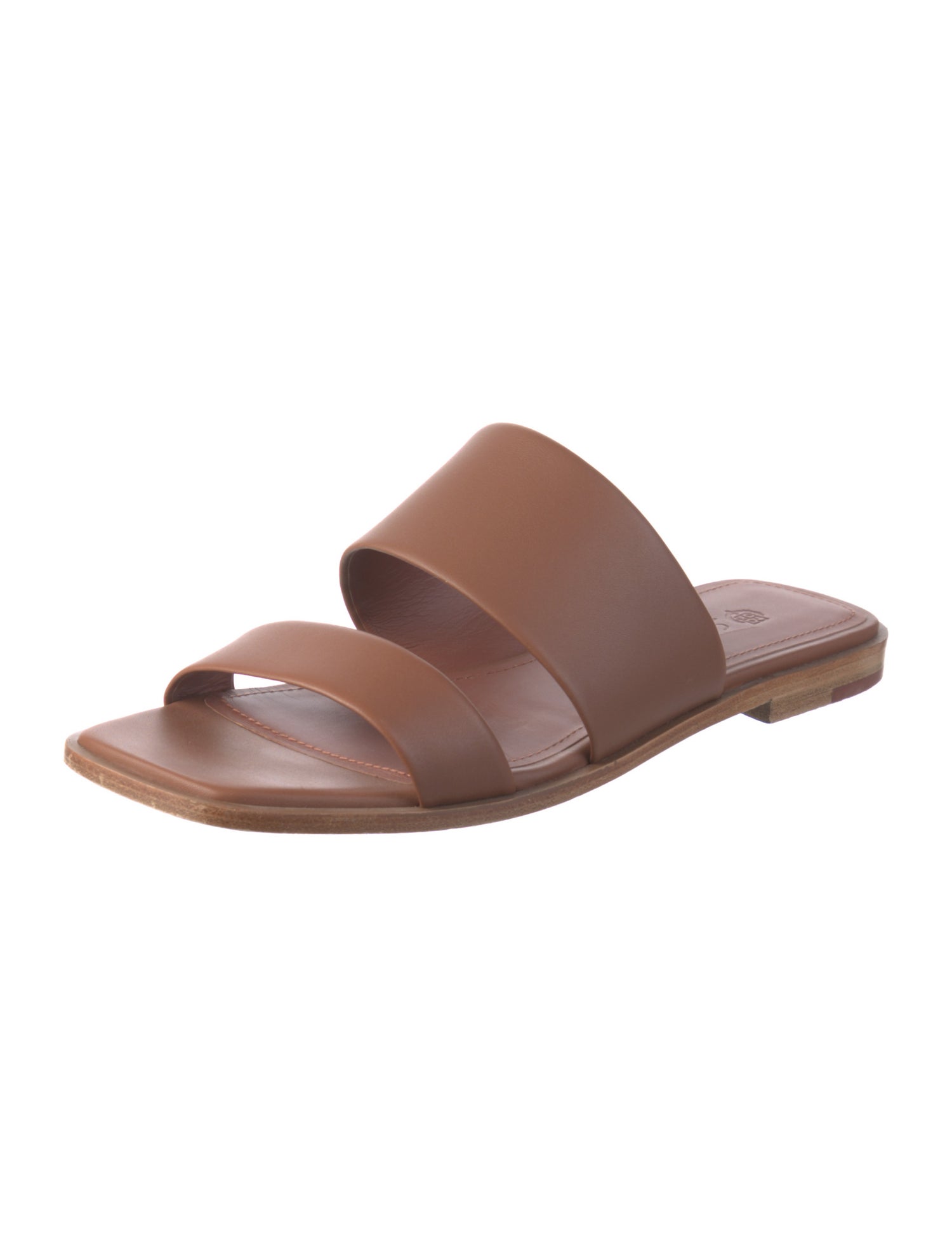 Loro Piana Frances Leather Slides