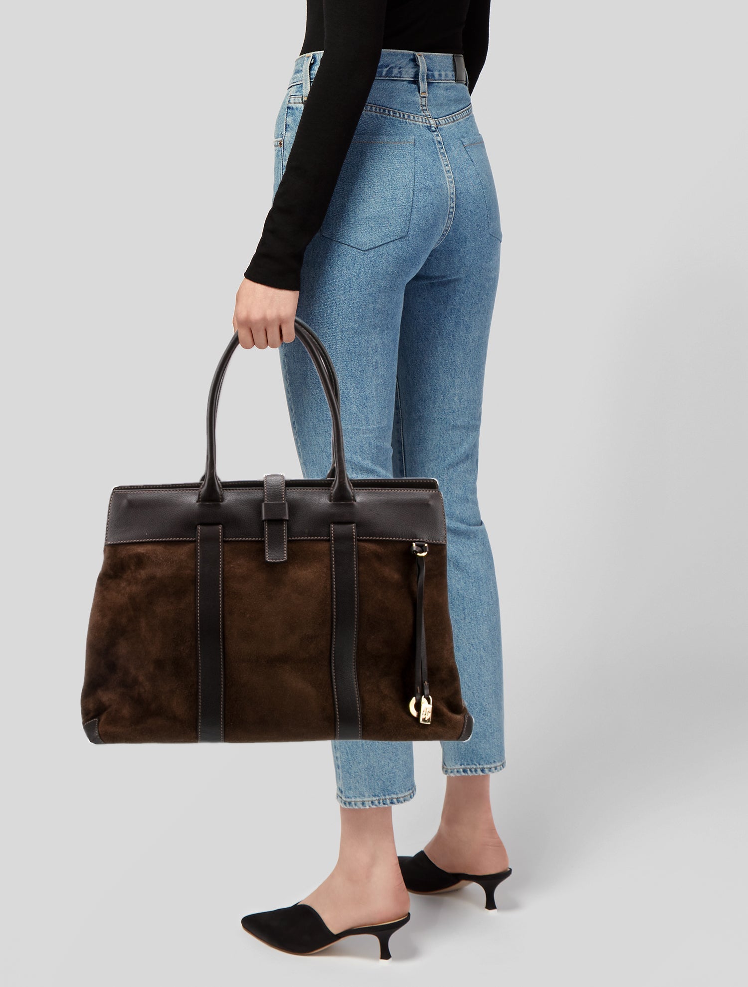 Loro Piana Suede Weekender Bag