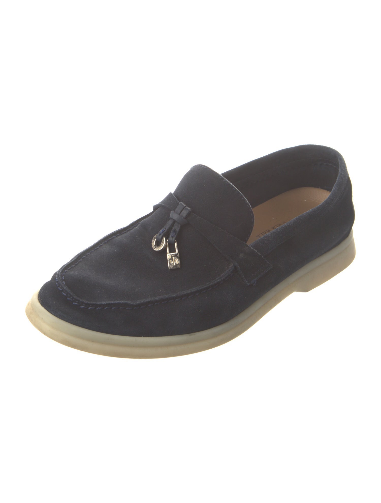 Loro Piana Charms Summer Walk Suede Loafers