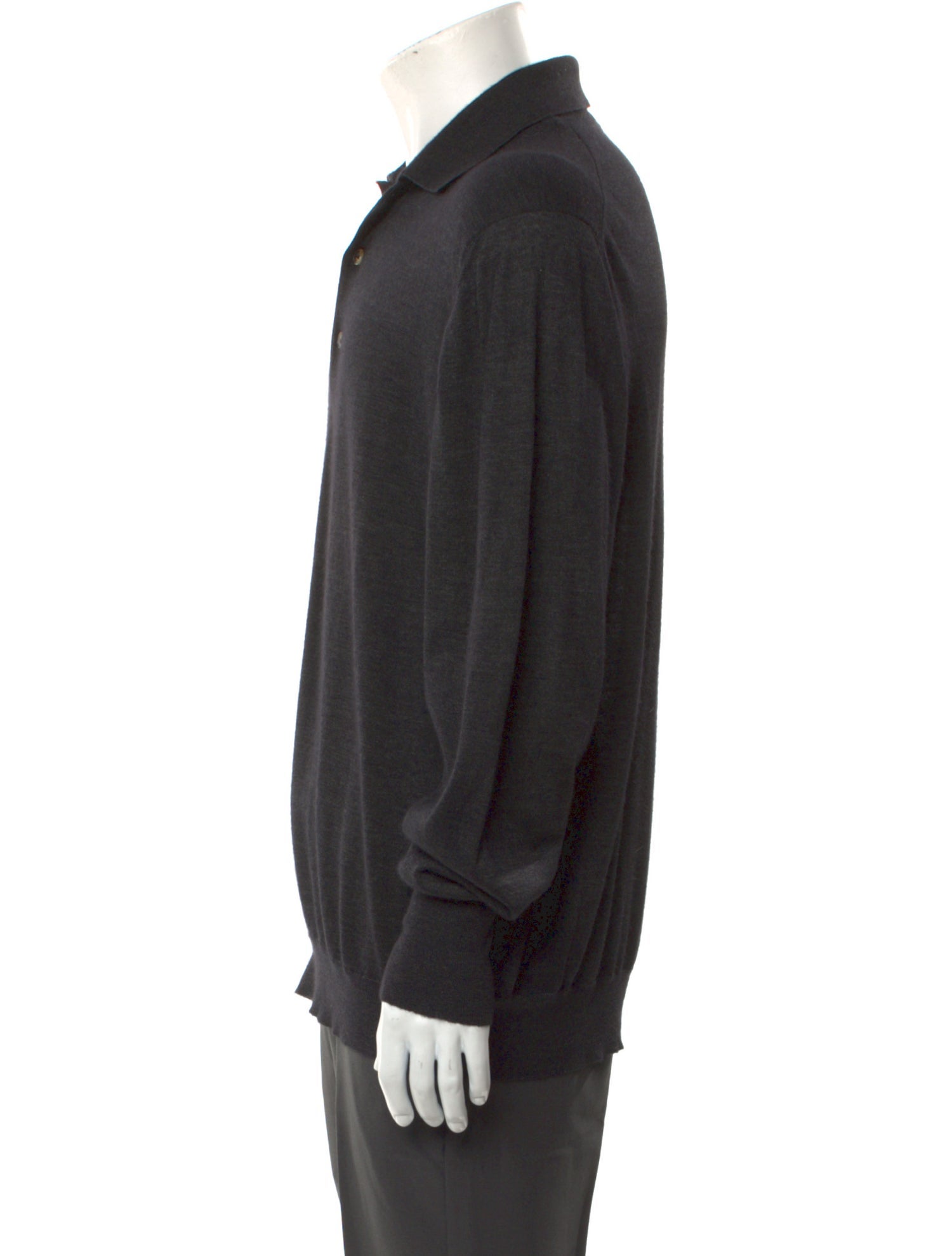 Loro Piana Cashmere Collar Polo Sweater