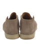 Loro Piana Open Walk Suede Lace-Up Boots