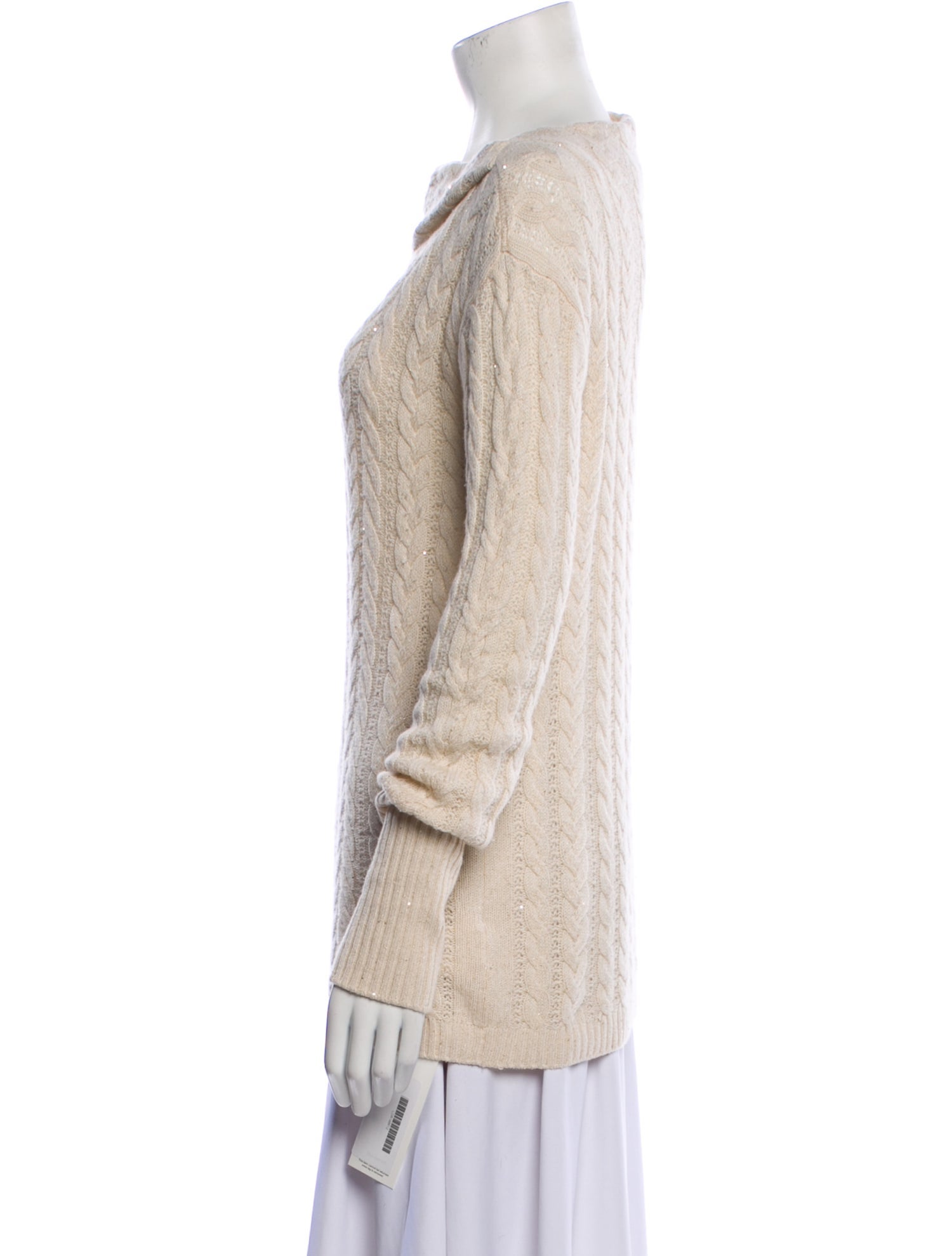 Loro Piana Baby Cashmere Bateau Neckline Sweater