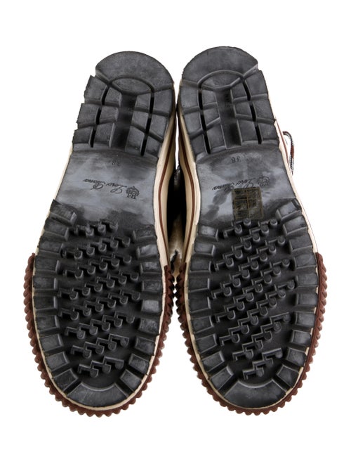 Loro Piana Ben Nevis Shearling Rubber Rain Boots