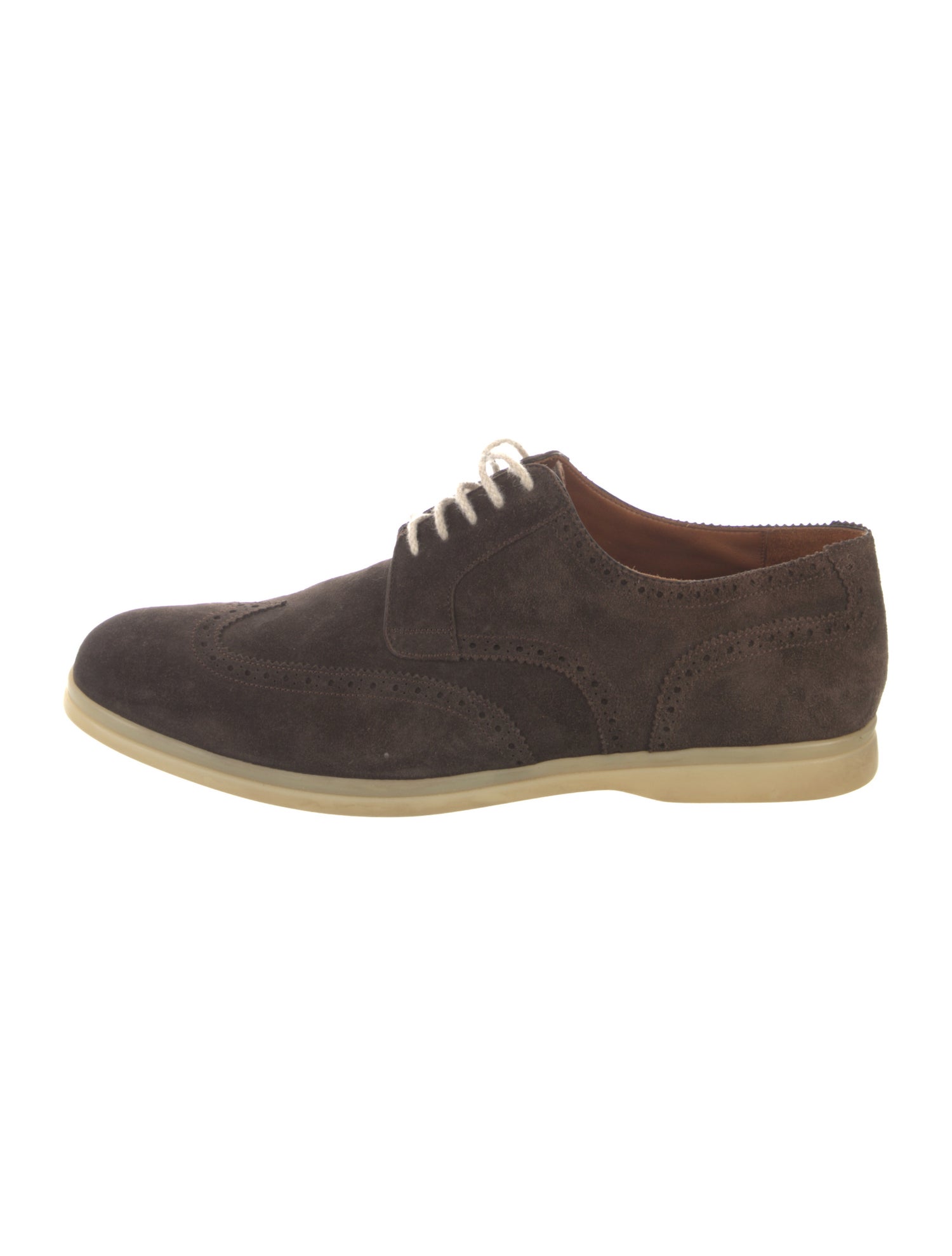 Loro Piana Suede Lasercut Accents Brogues