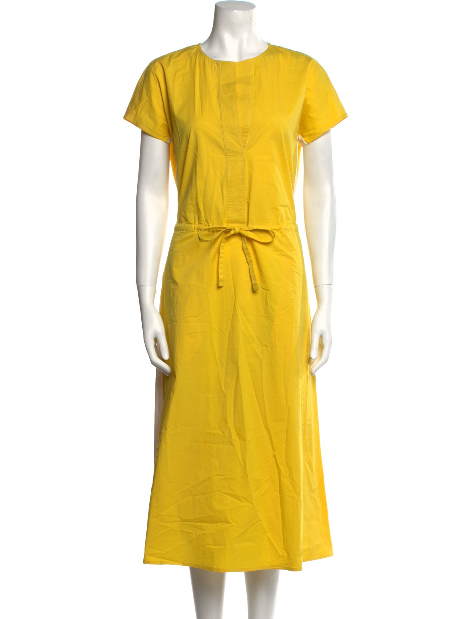 Loro Piana Crew Neck Midi Length Dress