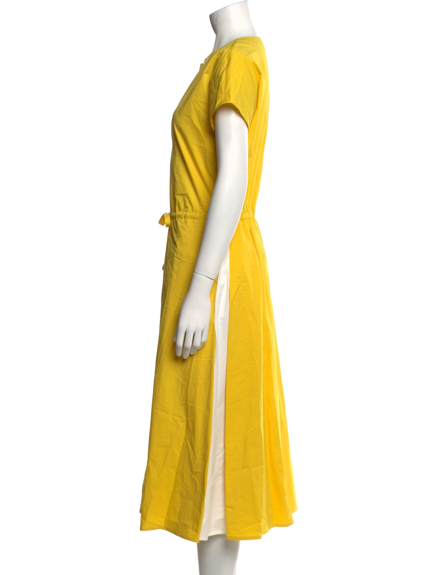 Loro Piana Crew Neck Midi Length Dress