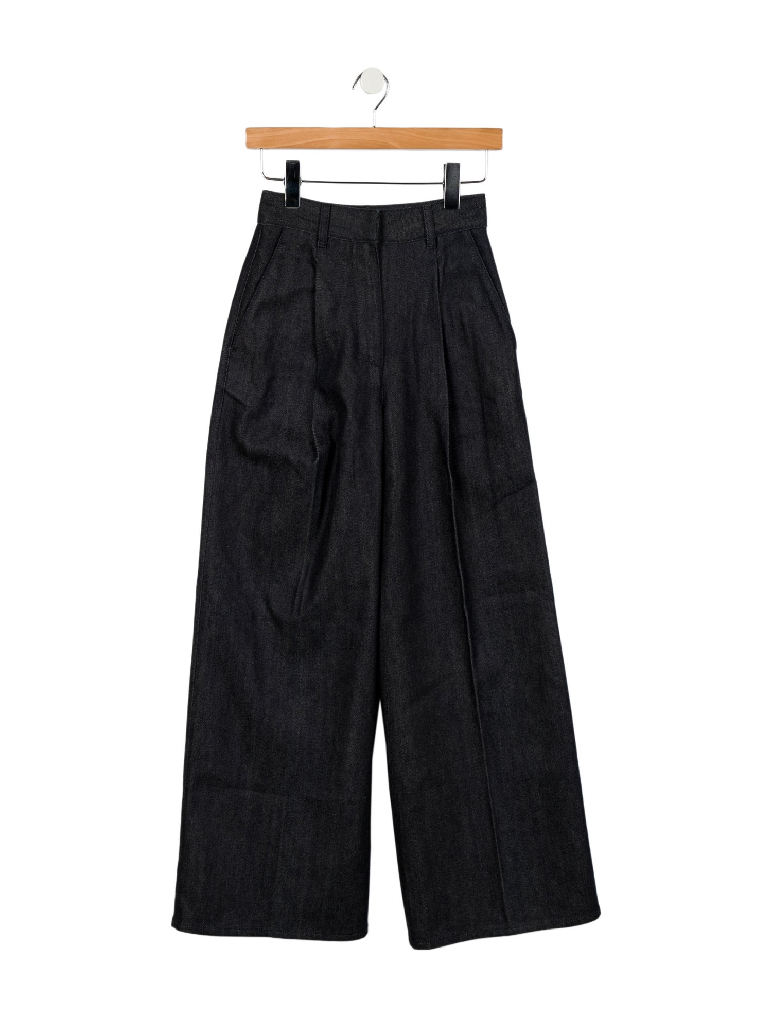 Loro Piana High-Rise Wide Leg Jeans