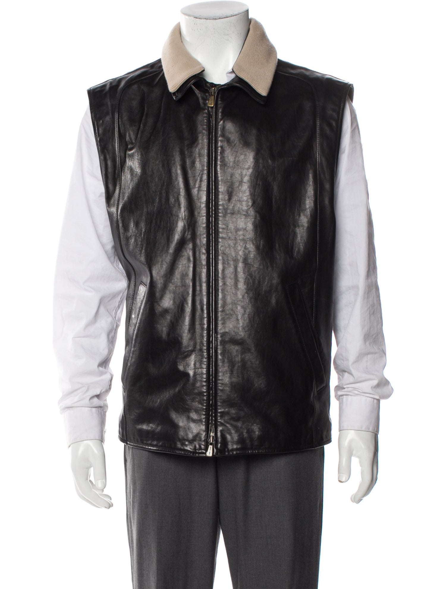 Loro Piana Leather Calfskin Vest