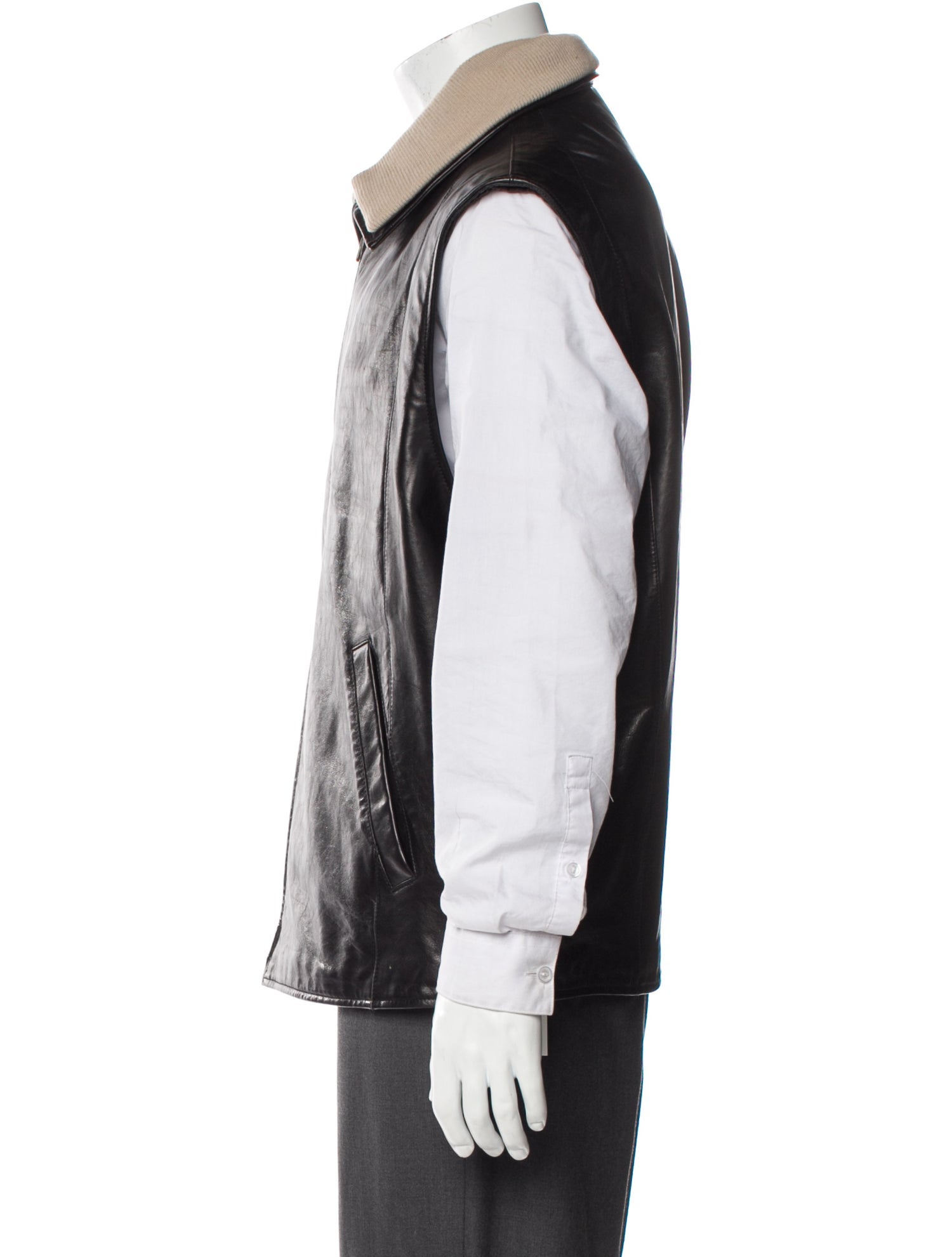 Loro Piana Leather Calfskin Vest