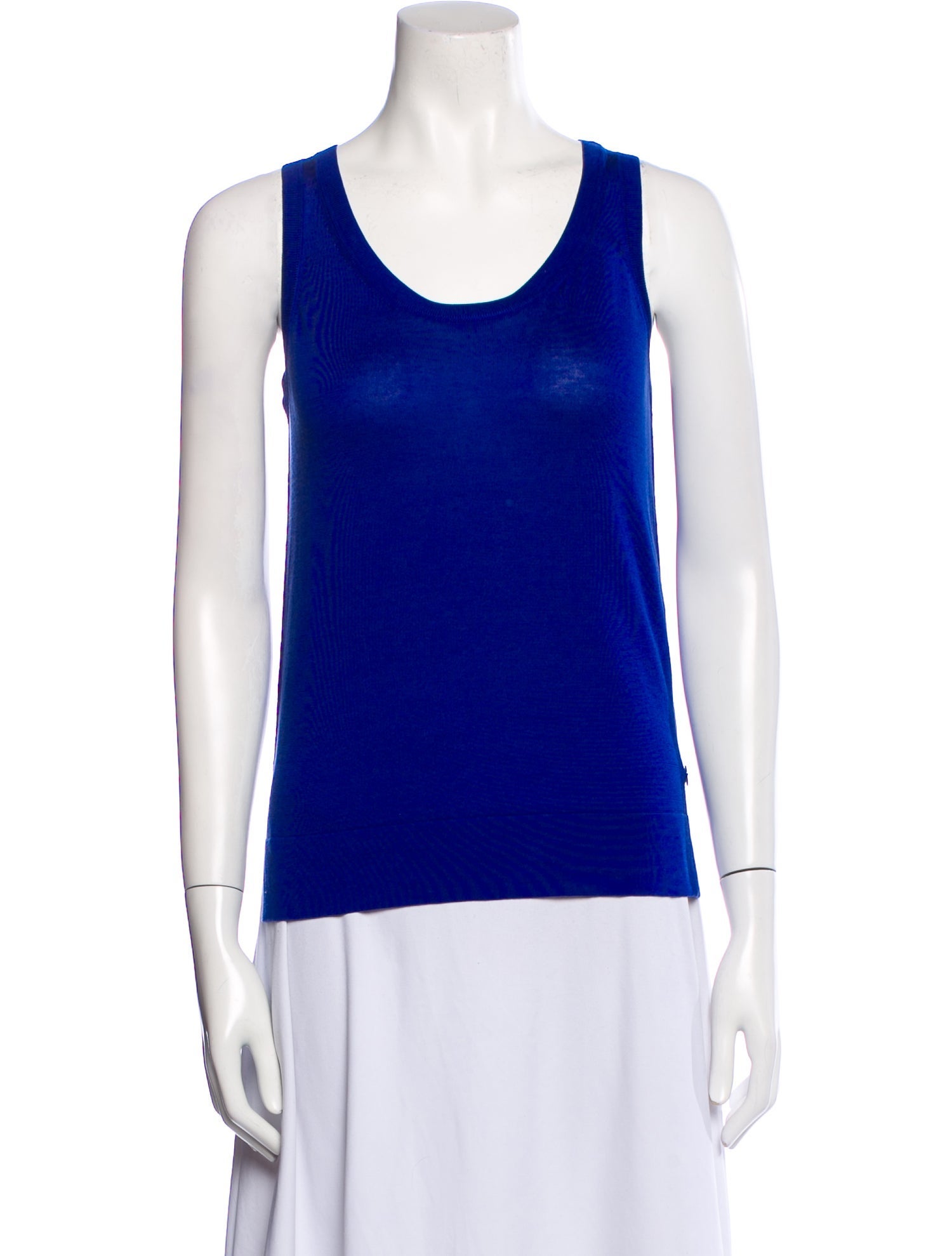 Loro Piana Scoop Neck Sleeveless Top