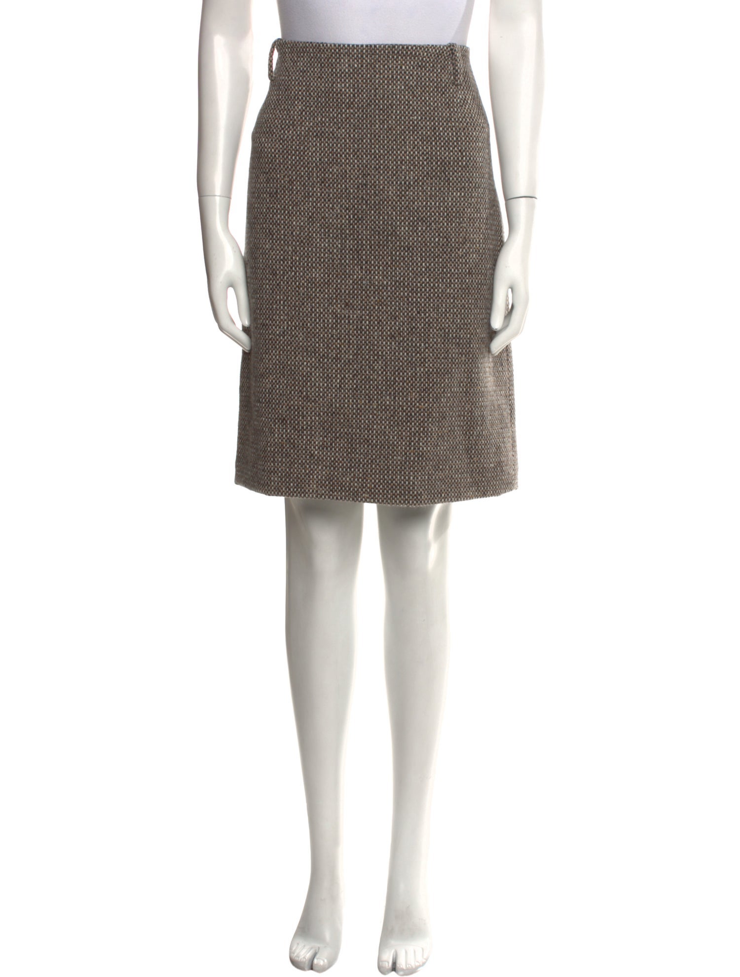 Loro Piana Virgin Wool Knee-Length Skirt