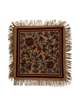 Loro Piana Printed Cashmere Throw Blanket