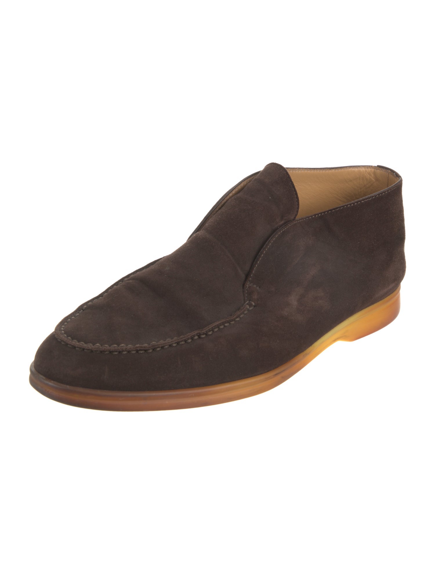 Loro Piana Open Walk Suede Loafers
