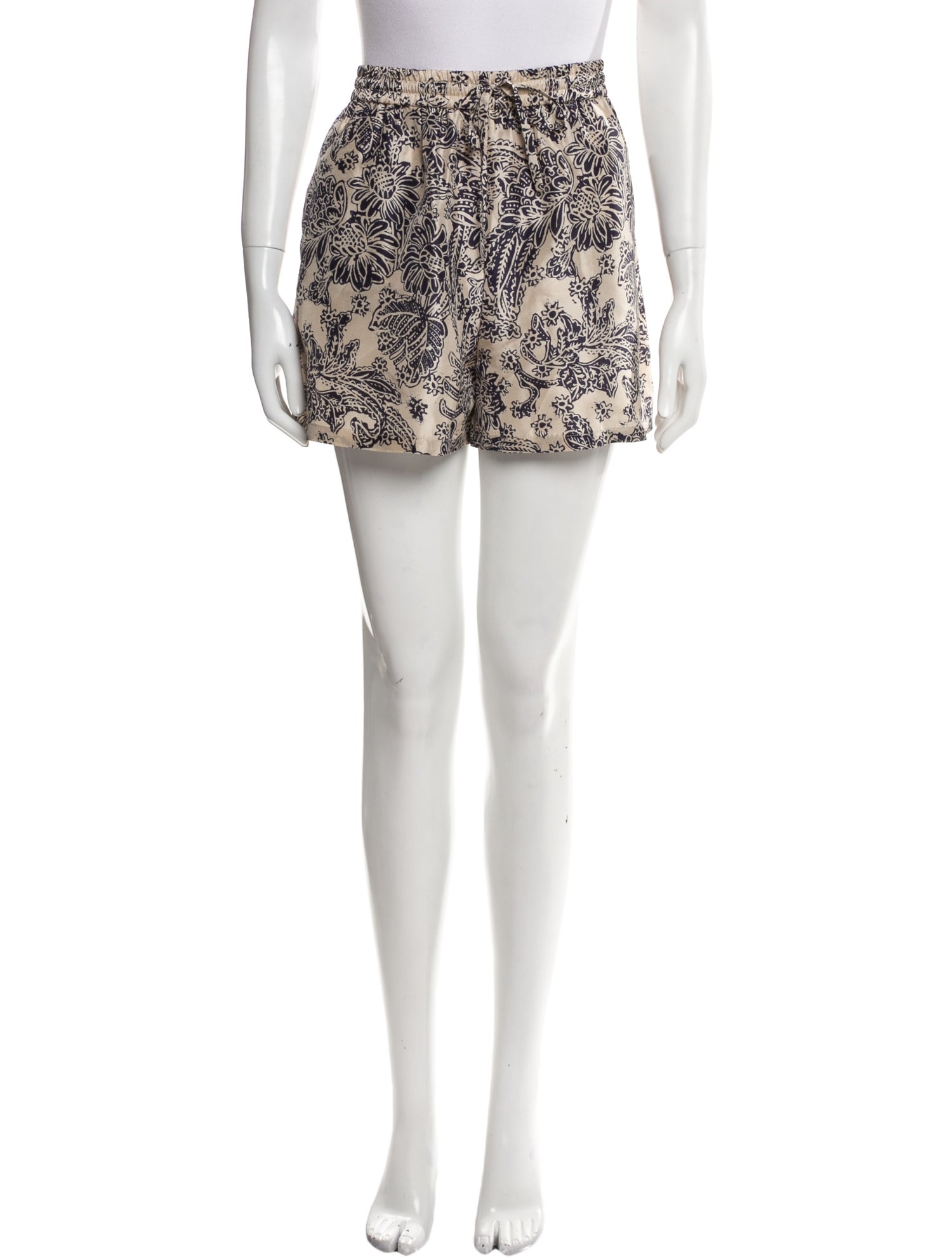 Loro Piana Silk Mini Shorts w/ Tags