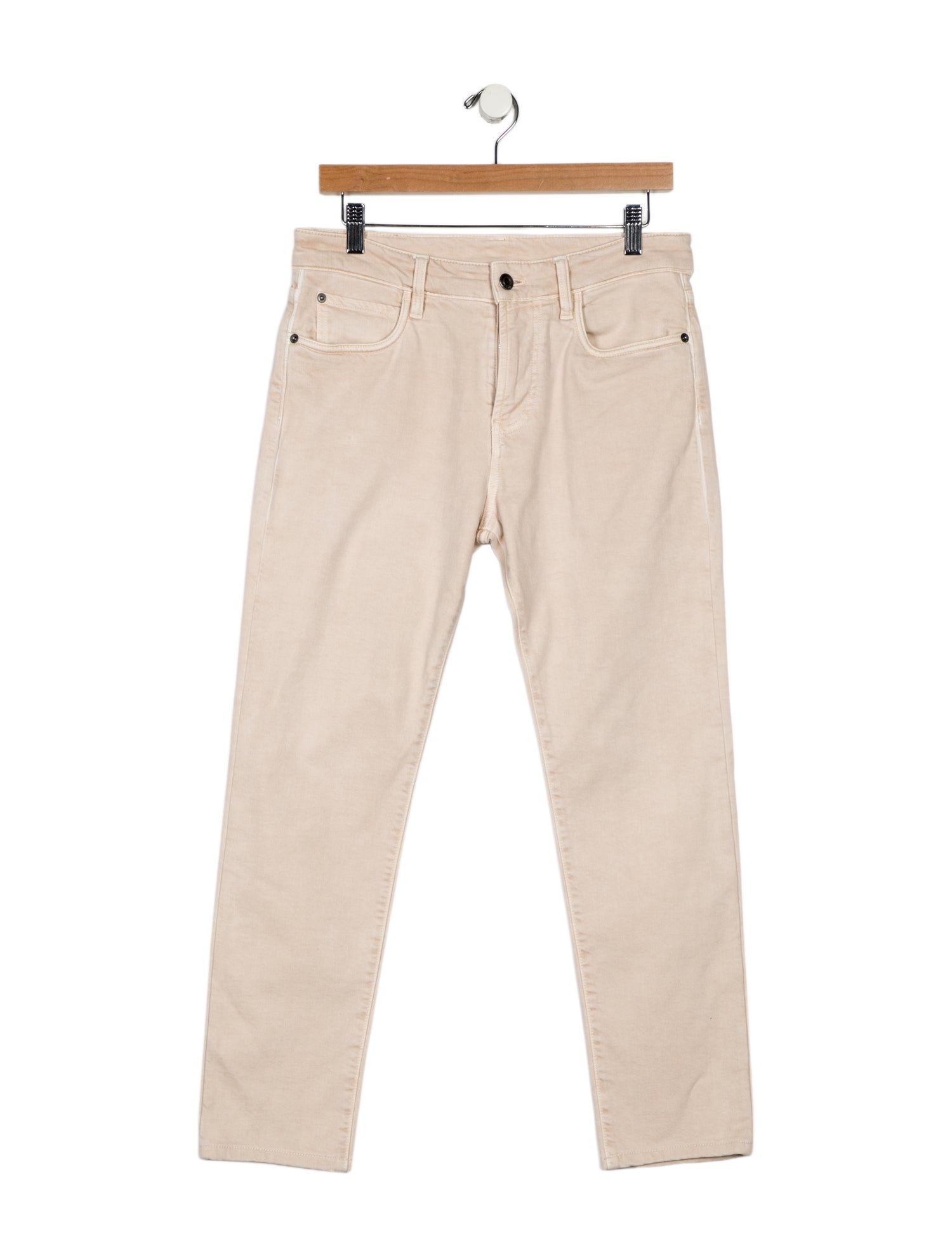 Loro Piana Mid-Rise Straight Leg Jeans