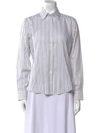 Loro Piana Striped Striped Button-Up Top