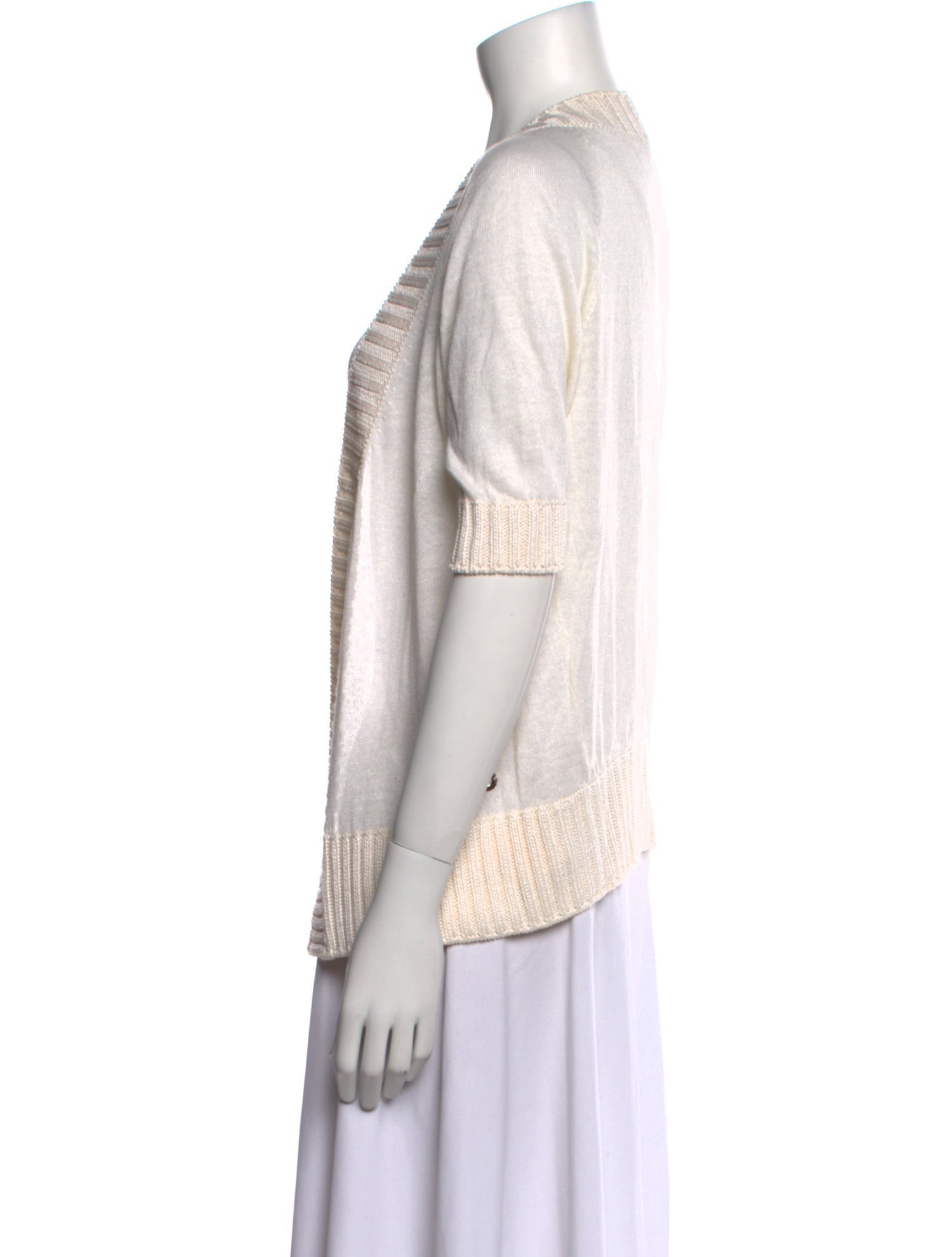 Loro Piana Linen Open Front Sweater