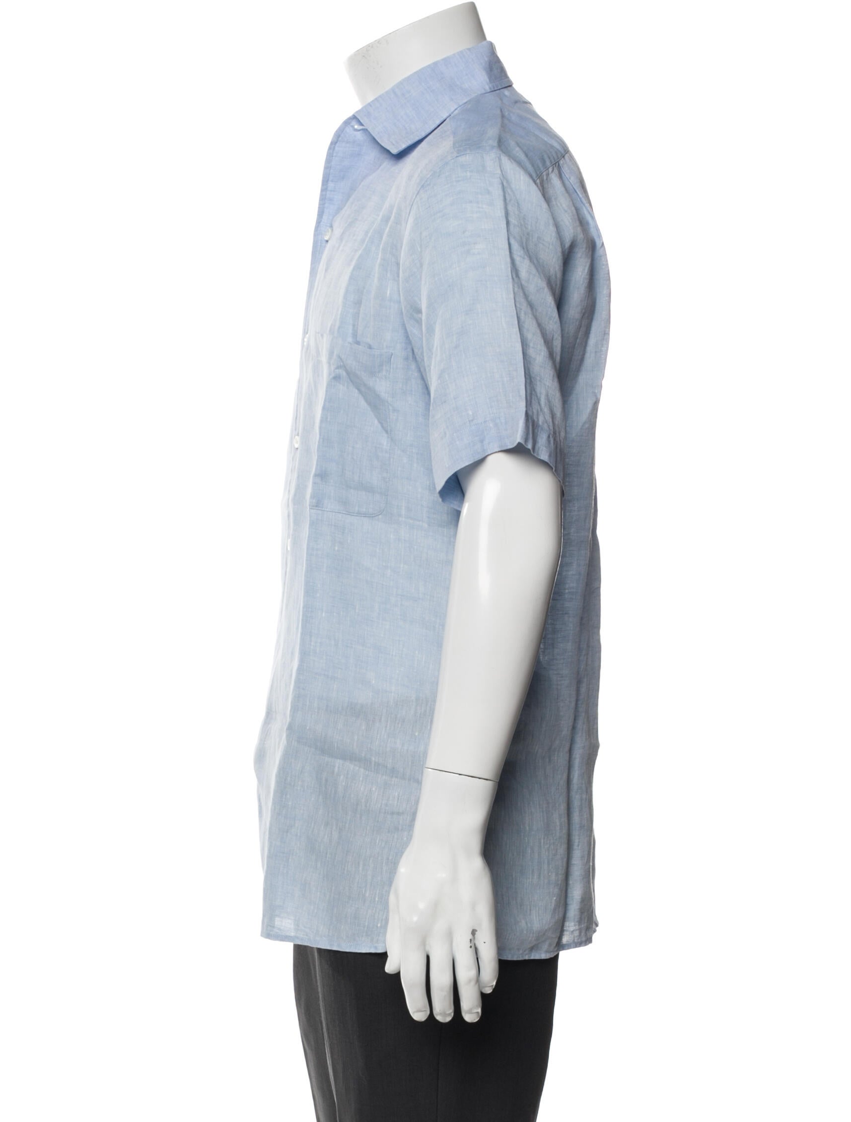 Loro Piana Linen Short Sleeve Shirt