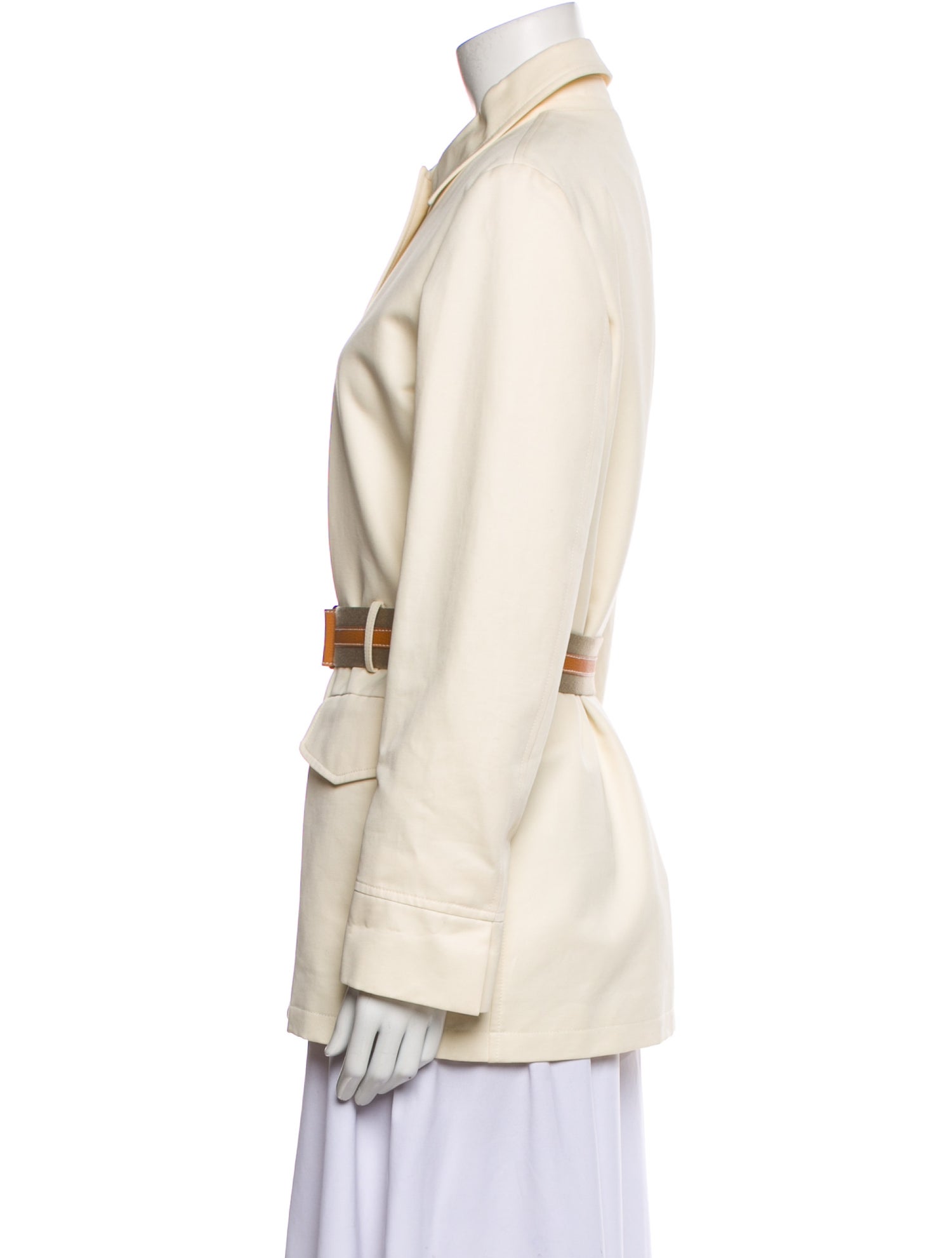 Loro Piana Colorblock Pattern Coat