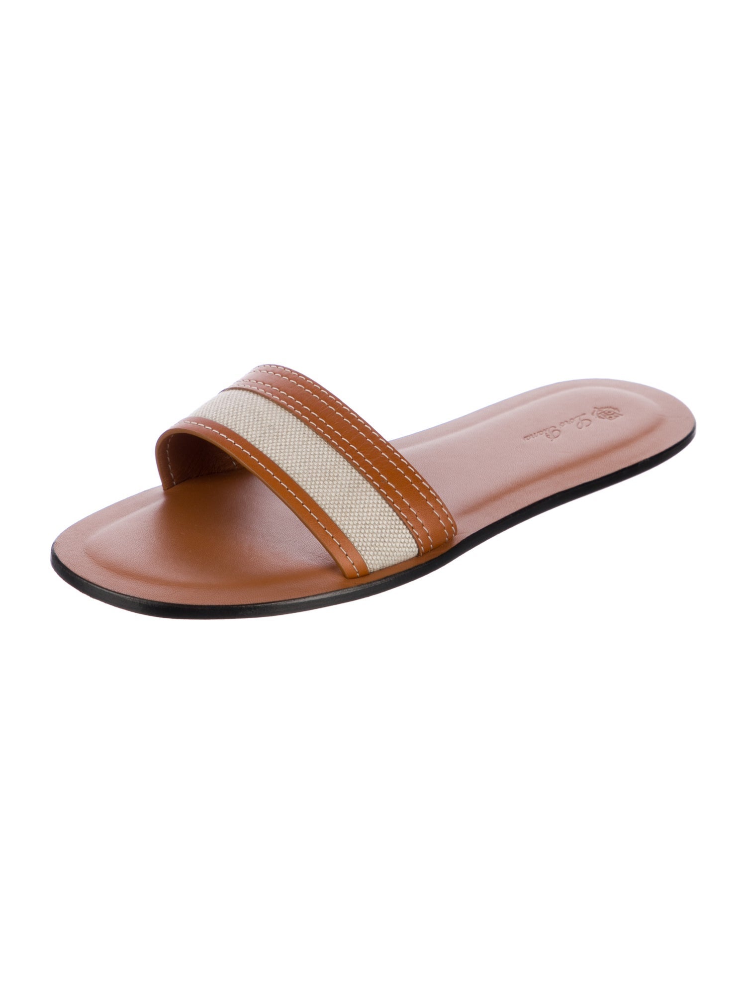 Loro Piana Leather Slides
