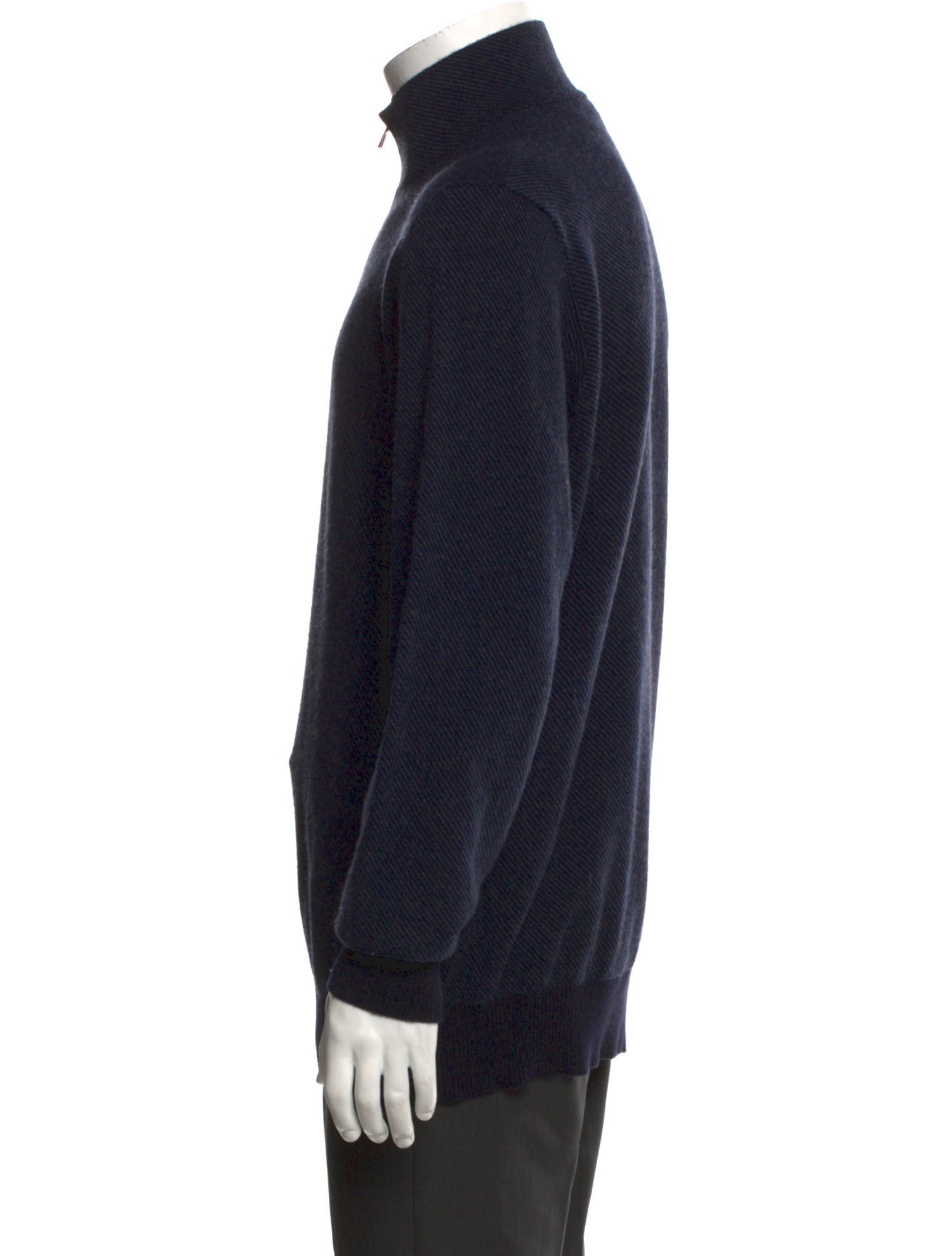 Loro Piana Roadster Mezzocollo Cashmere Polo Sweater