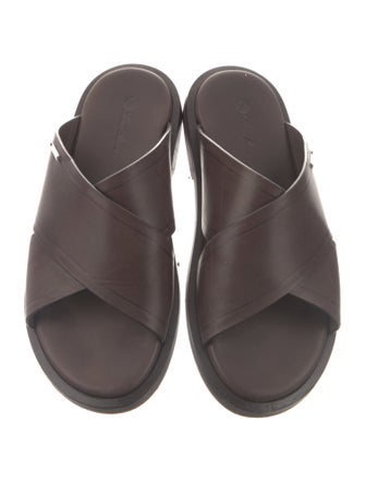 Loro Piana Leather Slides