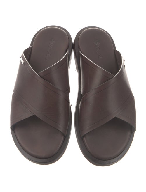 Loro Piana Leather Slides