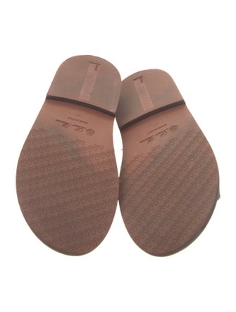 Loro Piana Leather Slides