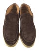 Loro Piana Open Walk Suede Lace-Up Boots