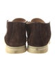 Loro Piana Open Walk Suede Lace-Up Boots