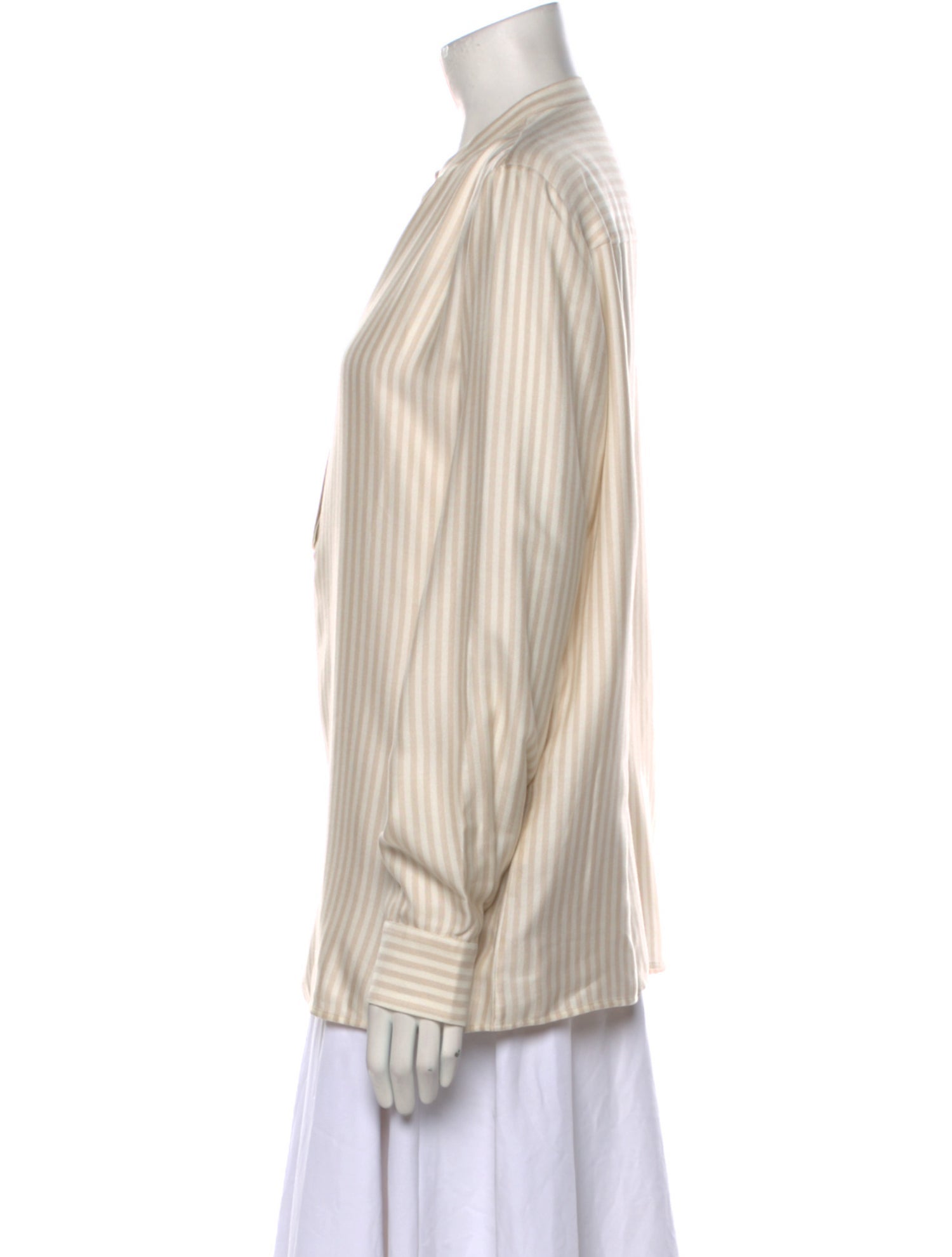 Loro Piana Silk Striped Top
