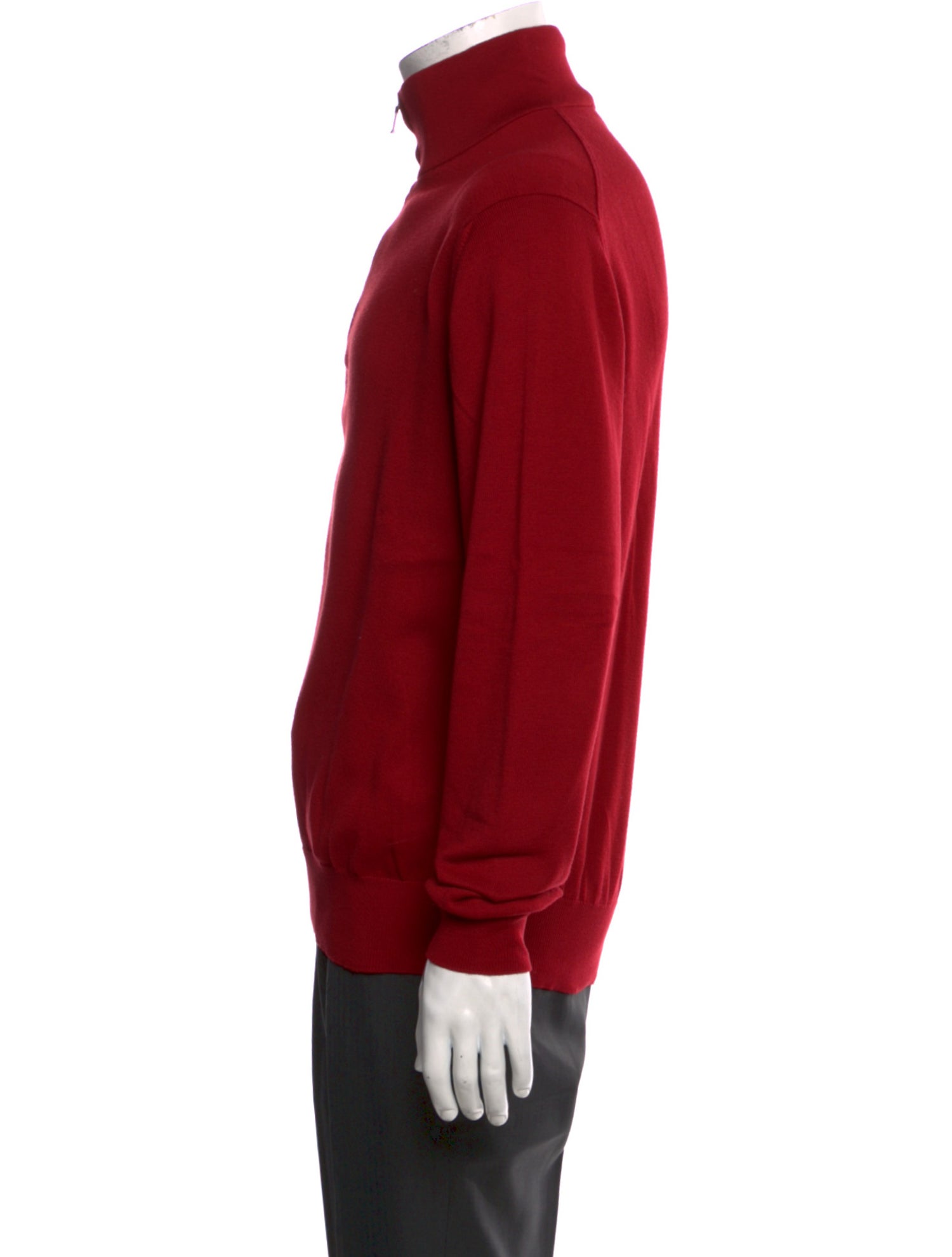 Loro Piana Quarter ZIp Turtleneck Pullover