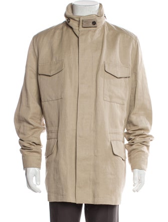 Loro Piana Traveller' Linen Utility Jacket